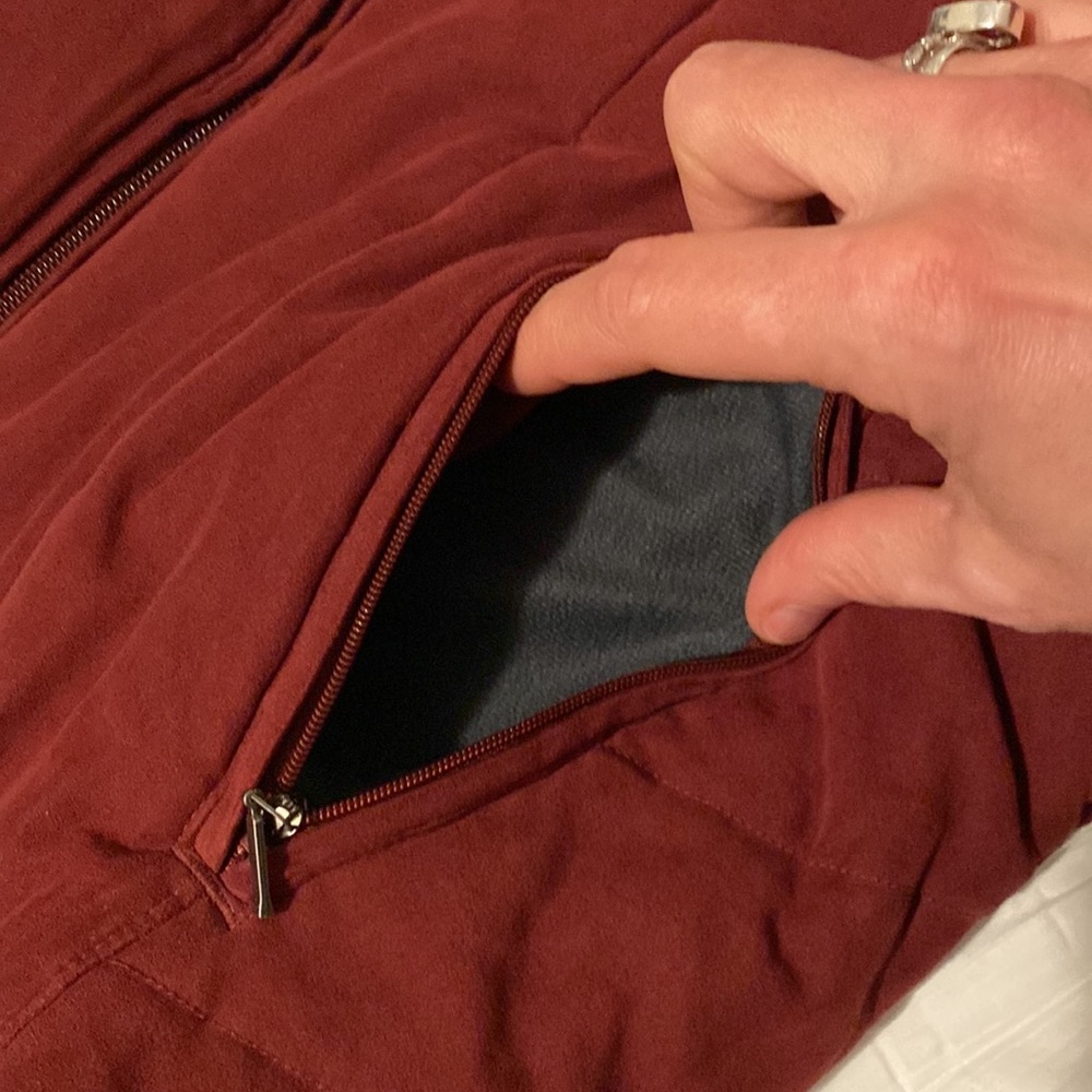 REI Columbia burgundy, winter jacket, size large - Picture 10 of 10